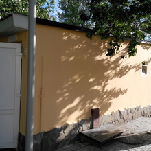 Покраска фасада базы отдыха Сафари