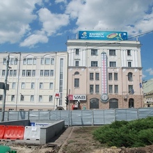 Покраска фасада, метро 