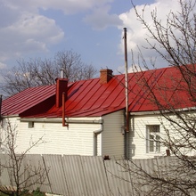 Покраска металлической крыши п. Высокий